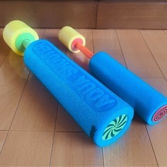 水の勢いがいい　水鉄砲