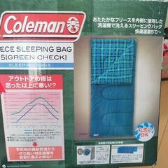 2個セット◎スリーピングバッグ（寝袋）連結してファミリー使用可能な、丸洗いもできる便利なコールマンの封筒型の画像
