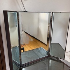 ニトリ　三面鏡台ドレッサーの画像