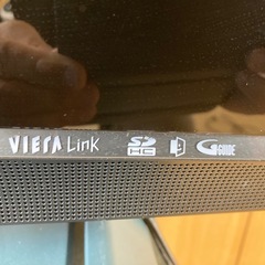5000円→4500円に値下げしました。　テレビ　パナソニックVIERA　リモコン付き　 スタンド付き（中古）の画像