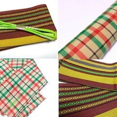 三点セット　半幅帯 帯締め 半襟　