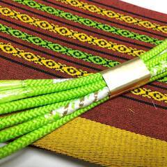 三点セット　半幅帯 帯締め 半襟　の画像