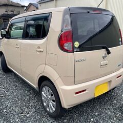 「ローンが組めない･･･」それなら！【自社ローン＆リース】😉信用状況に不安があっても大丈夫👍保証人不要・ブラックOK★月々格安のお車です★ニッサン　モコ X Four 4WD　修復歴なし　バックカメラ　かわいいミルクティーベージュです💕の画像