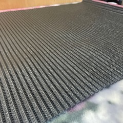 黒 ヨガマット フィットネス 運動 中古品 ダイエット クランプの画像