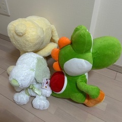 よっしー&スヌーピー2体ぬいぐるみ🧸の画像