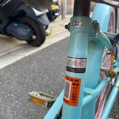 子供用自転車　22インチの画像
