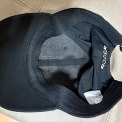 UNIQLO RFロゴキャップ　ブラック ロジャーフェデラー　ジャンク品の画像