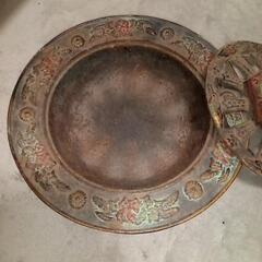 昭和レトロ  鉄製灰皿の画像
