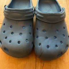 子供サンダル　17センチ　青の画像