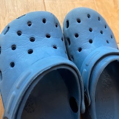 子供サンダル　17センチ　青の画像