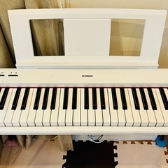 YAMAHA ヤマハ キーボード ピアノ NP-12HW 2022年製　スタンド付の画像