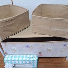 2段　リラックマ　不織布収納の画像