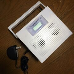 オーム電機 RCD-R30N-W ステレオCDラジオ ホワイトの画像