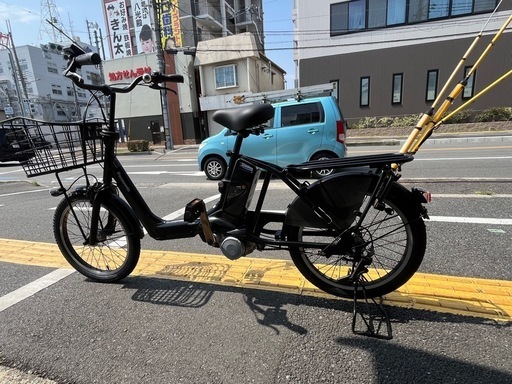 中古 20インチPanasonic電動アシスト自転車13.2Ah4点灯大阪