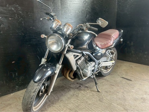 ★支払総額26.8万円★激安バイク続々入荷中！ なんでも買い取ります！ カワサキ バリオス1型 黒 ZR250A 激安250MT！ 水冷4発！ アップハン！ 社外ステップ！ カスタムベースに♪