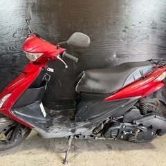 ★支払総額7.8万円★定休日なし！いつでも現車確認可能です！ スズキ アドレスV125S 赤 CF4MA 人気のV125！ 4ストインジェクション！ 集中キー！ Sタイプ！ サイスタ付き！の画像