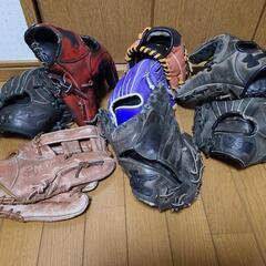 野球 グローブ グラブ 廃材 8個セット