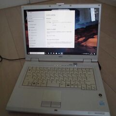 FMV-BIBLO NF40Y FMVNF40Y Core2Duo Windows10pro Office2007の画像