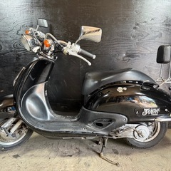 ★支払総額6.2万円★関東圏内即日配送可能！ 全車走行テスト済みです！ ホンダ ジョーカー50 黒 AF42 おしゃれな原付！ 車格大きい50cc！ バックレスト！ 2ストのためオイル注ぎ足すだけ！の画像