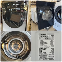 【超美品‼️】シャープ 2022年製 11.0/6.0kgドラム式洗濯乾燥機 洗濯機 洗剤･柔軟剤自動投入 ヒートポンプ乾燥 スマホ遠隔操作 シルバー♪の画像