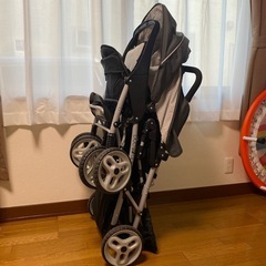 2人乗りベビーカー　の画像