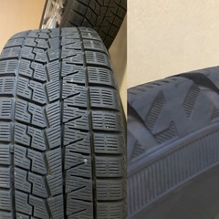 【スタッドレスタイヤ】日産リーフ ホイール付き 4本の画像