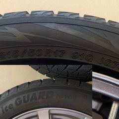 【スタッドレスタイヤ】日産リーフ ホイール付き 4本の画像