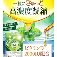 サプリ 高濃度ビタミンD3 サプリメント ビタミンDの画像