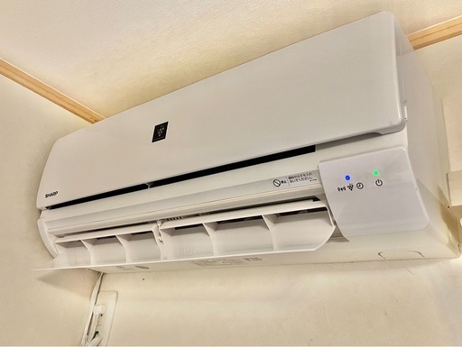 【シャープ製】2019年製 2.5kW エアコン本体＋室外機セット（取り外し済）