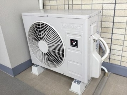 【シャープ製】2019年製 2.5kW エアコン本体＋室外機セット（取り外し済）
