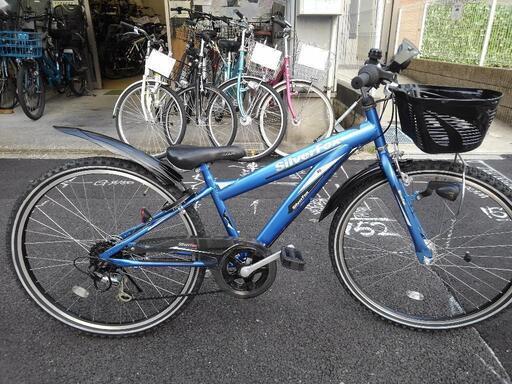 中古子供自転車362626インチ6段ギヤLEDオートライト