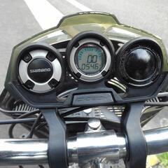 中古子供自転車３６２６　２６インチ　６段ギヤ　LEDオートライト　スピードメーター　時計付き　 身長１３６㎝前後の画像