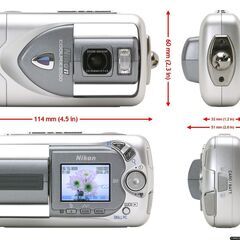 Nikon COOLPIX 3500 デジタルカメラ 回転レンズ...