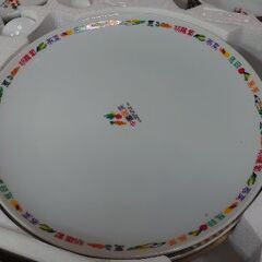 【✨新品未使用✨】中華32ピースホームセット  ◑参考サイズ 大皿直径２７センチ✨の画像