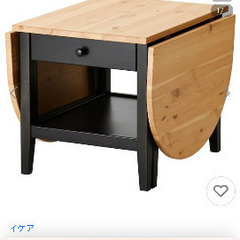 IKEA コーヒーテーブル 黒 の画像