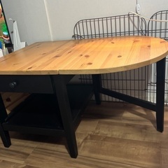 IKEA コーヒーテーブル 黒 の画像