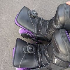 【受付終了】RIDE 女性用 スノーボード ブーツ ビンディングセットの画像