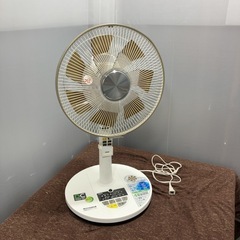 [山善] 2017年製リビング扇風機 左右自動首振り　リモコン付