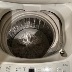 4.2kg洗濯機2017年製の画像