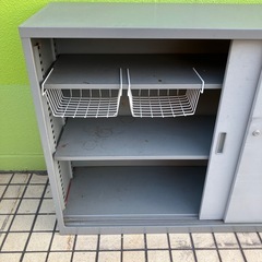 ☆値下げ☆A2507-062 KOKUYO ワイドキャビネット スチール キズ汚れサビ有り 現状お渡しの画像