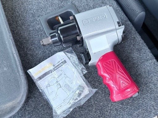 インパクトレンチ SI1600E シルバー・赤 SHINANO(信濃)