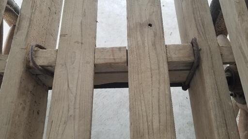 極希少品 文化遺産 美術工芸品 大型 大八車 貴重ナンバー付 大正～