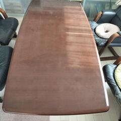 大川家具 ダイニングテーブル の画像