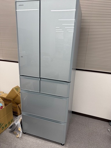 日立ノンフロン冷蔵庫　R-F48M1 年製2016 475L 動作保証