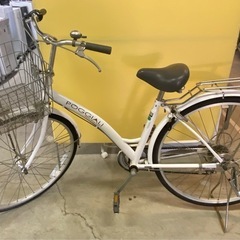 ◎ 自転車　POGGIALI 27インチ　6段変速　鍵付き　LE...