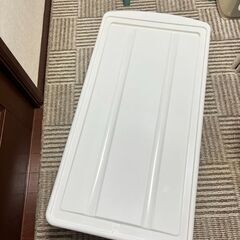 200円　アイリスオーヤマ　押入収納ケース　深型「幅37×奥行72×高さ27cm」の画像
