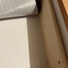 飾り棚付き　収納タンスの画像