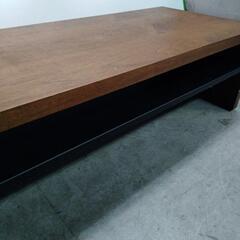 【値下げ！】無垢調ローテーブル センターテーブル 1100x480x350 中古の画像