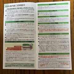 ANA株主優待50%割引券3枚の画像