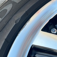 17インチ アルミホイール 共豊 シュタイナー 17 7J 5H PCD114.3 インセット +55 ガリ傷ほぼ無し 中古美品！ ④の画像